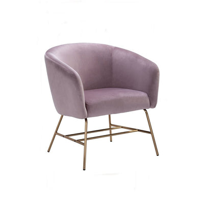 Galen Lounge Chair - Rosa Velvet - GFURN